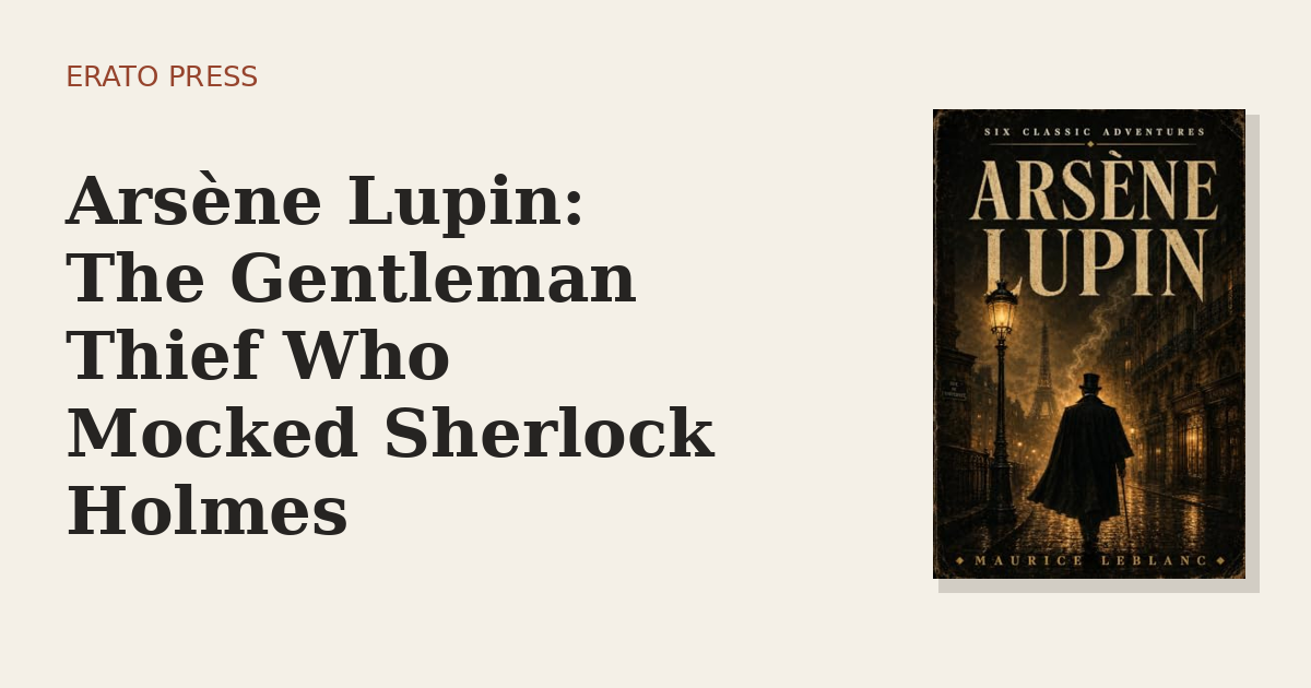 Arsène Lupin: The Gentleman Thief Who Mocked Sherlock Holmes