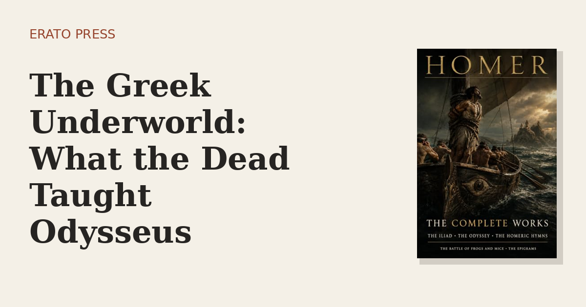 The Greek Underworld: What the Dead Taught Odysseus