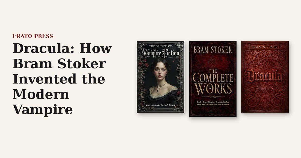 Dracula: How Bram Stoker Invented the Modern Vampire