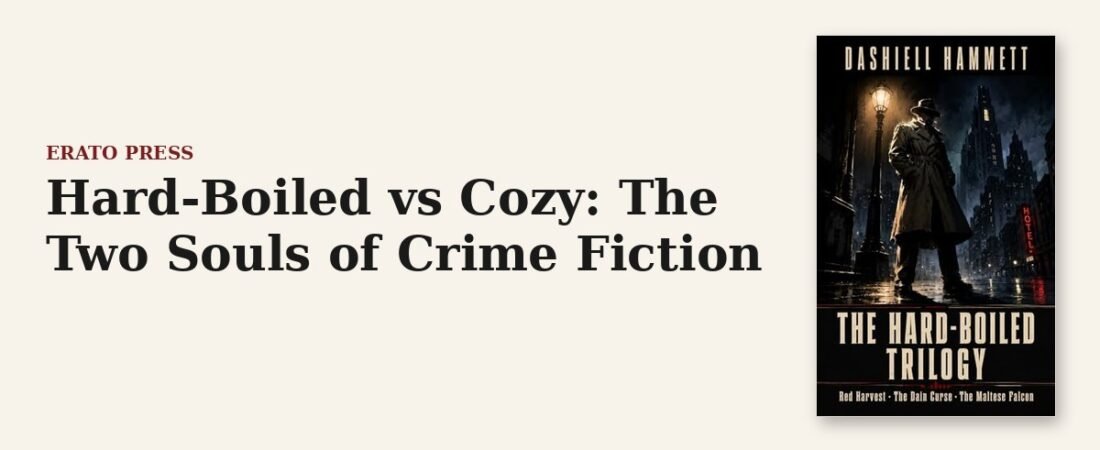 Hard-Boiled vs Cozy: The Two Souls of Crime Fiction