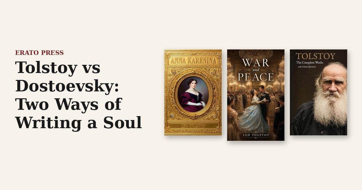 Tolstoy vs Dostoevsky: Two Ways of Writing a Soul