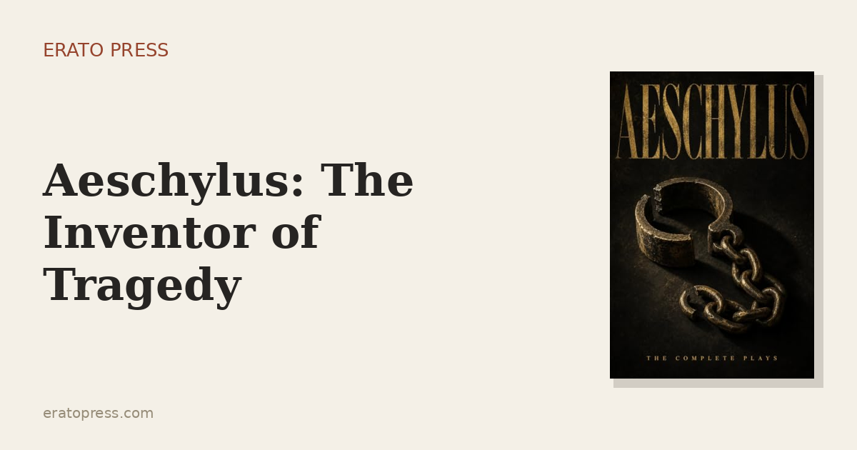 Aeschylus: The Man Who Invented Tragedy