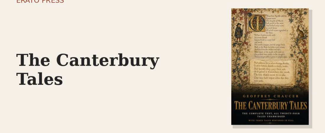 The Canterbury Tales: The First Great Book in English