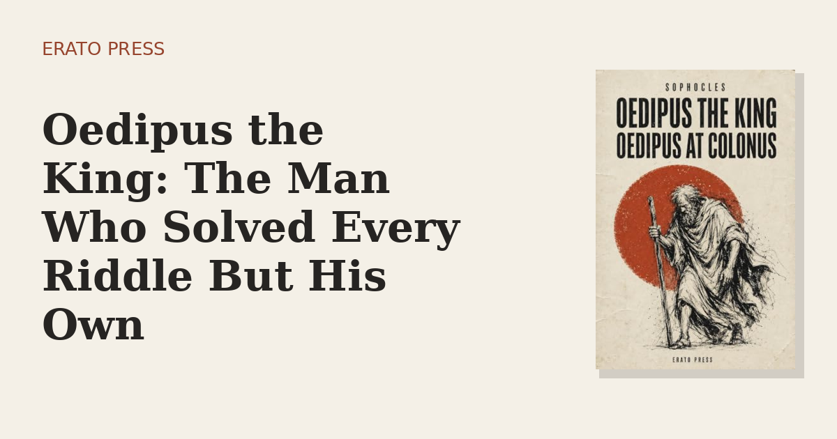 Oedipus the King: The Man Who Solved Every Riddle But His Own