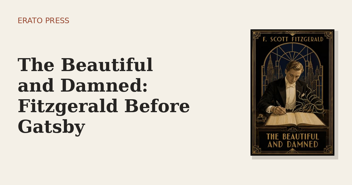 The Beautiful and Damned: Fitzgerald Before Gatsby