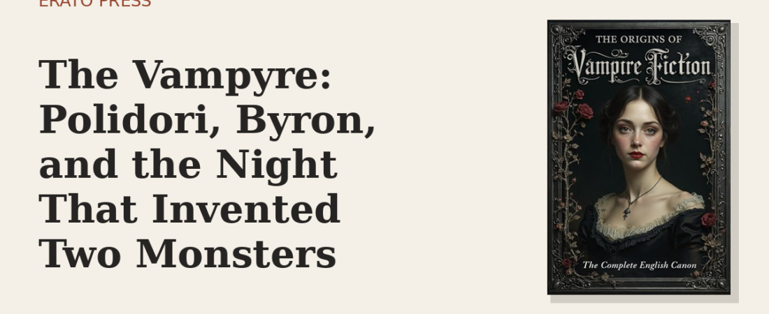 The Vampyre: Polidori, Byron, and the Night That Invented Two Monsters